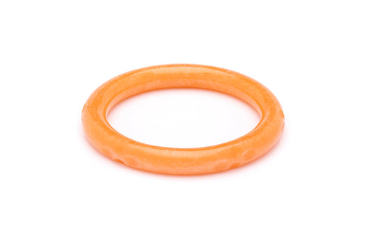 Peachy Carved Maiden Bangle