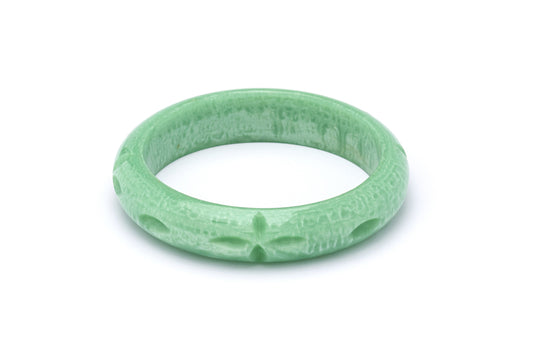 Midi Minty Carved Bangle