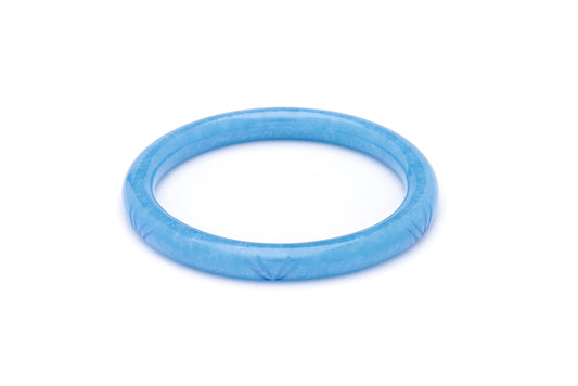 Narrow Powder Blue Bangle
