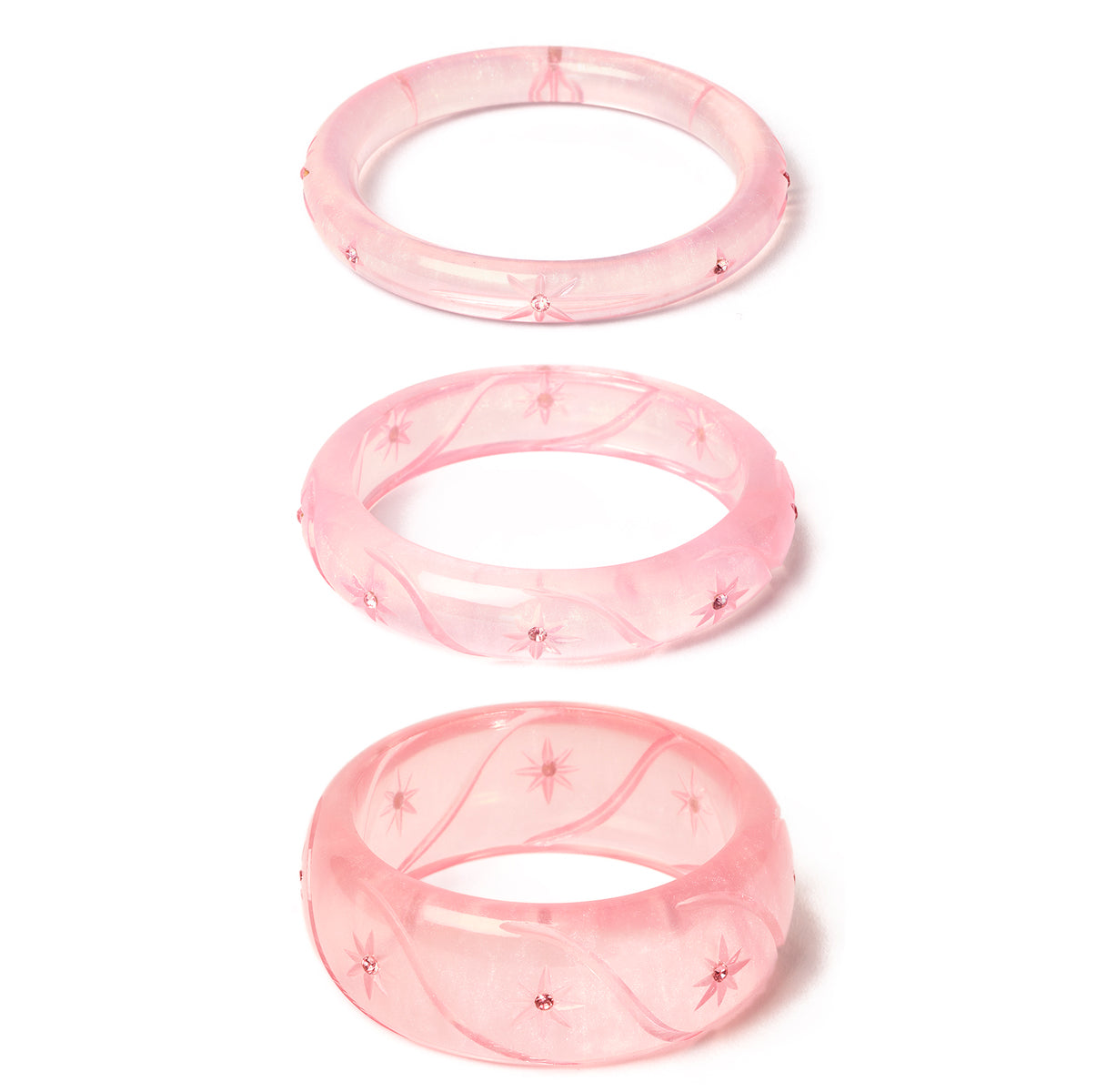 Necklace Pink Chiffon