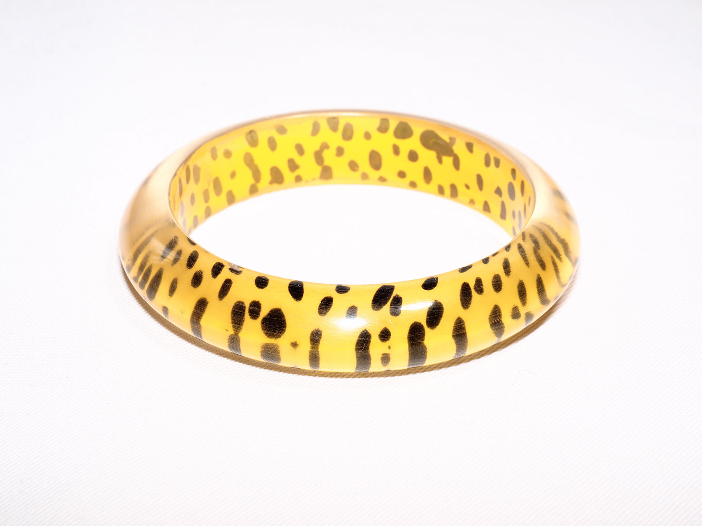 Resin Bangle Leopard