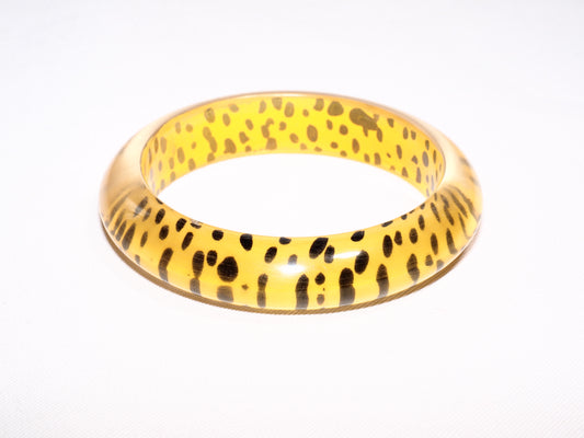 Resin Bangle Leopard