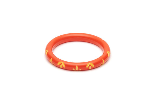 Splendette Narrow Sunset Carved Maiden Bangle