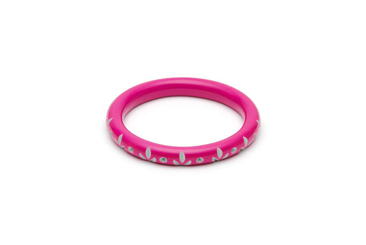 Splendette Narrow Flamingo Carved Maiden Bangle