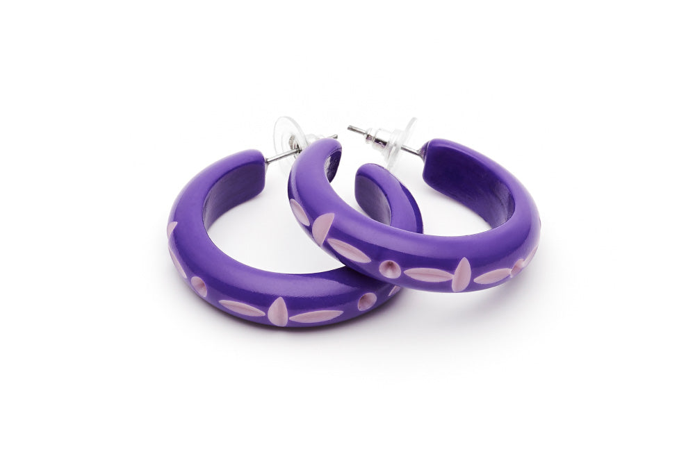 Violet and Clematis Set of 3 Bangles