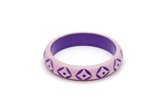 Midi Clematis Carved Bangle