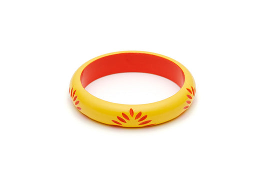Splendette Midi Sunrise Carved Bangle