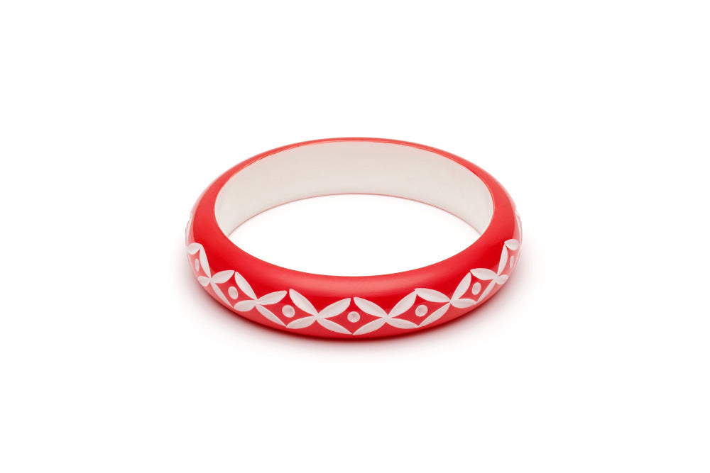 Splendette Midi Lover Carved Bangle