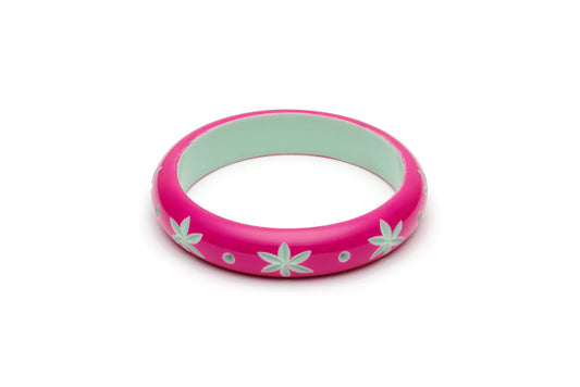 Splendette Midi Flamingo Carved Bangle