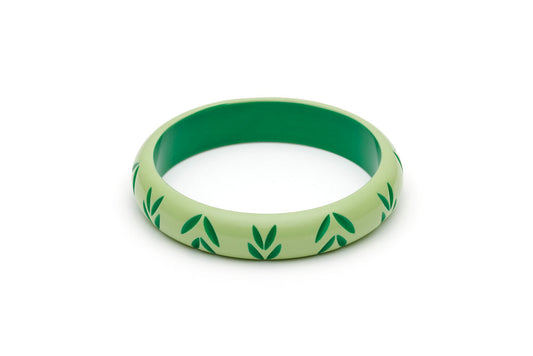 Splendette Midi Spring Carved Bangle