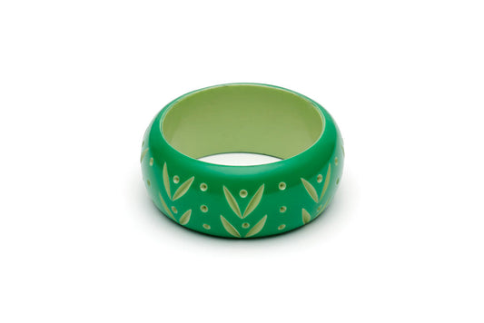 Splendette Wide Summer Carved Bangle