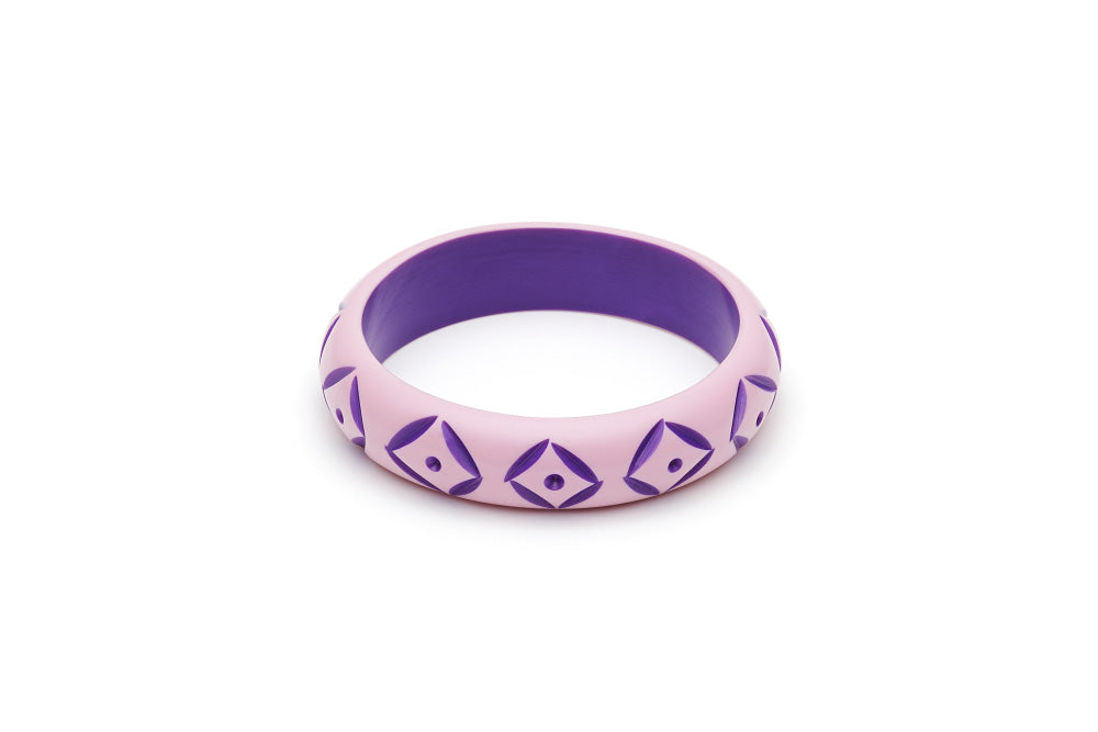 Midi Clematis Carved Maiden Bangle