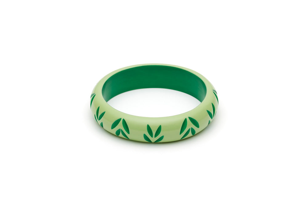 Splendette Midi Spring Carved Bangle