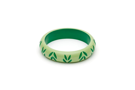 Splendette Midi Spring Carved Bangle