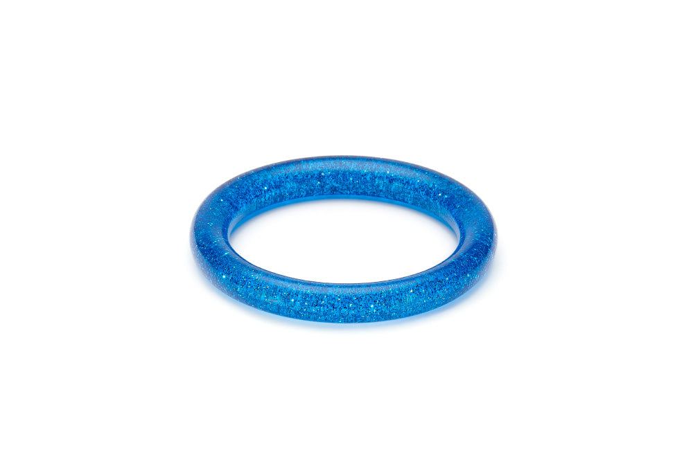 Archive - Narrow Blue Glitter Maiden Bangle