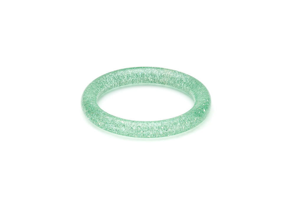Archive - Narrow Green Lagoon Glitter Maiden Bangle