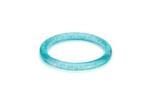 Archive - Narrow Teal Glitter Bangle