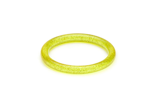 Archive - Narrow Chartreuse Glitter Bangle