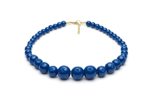Retro style bead necklace in twilight