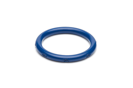 Retro style narrow bangle in twilight