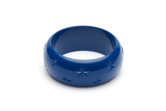 Retro style wide bangle in twilight