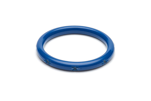 Retro style narrow duchess bangle in twilight