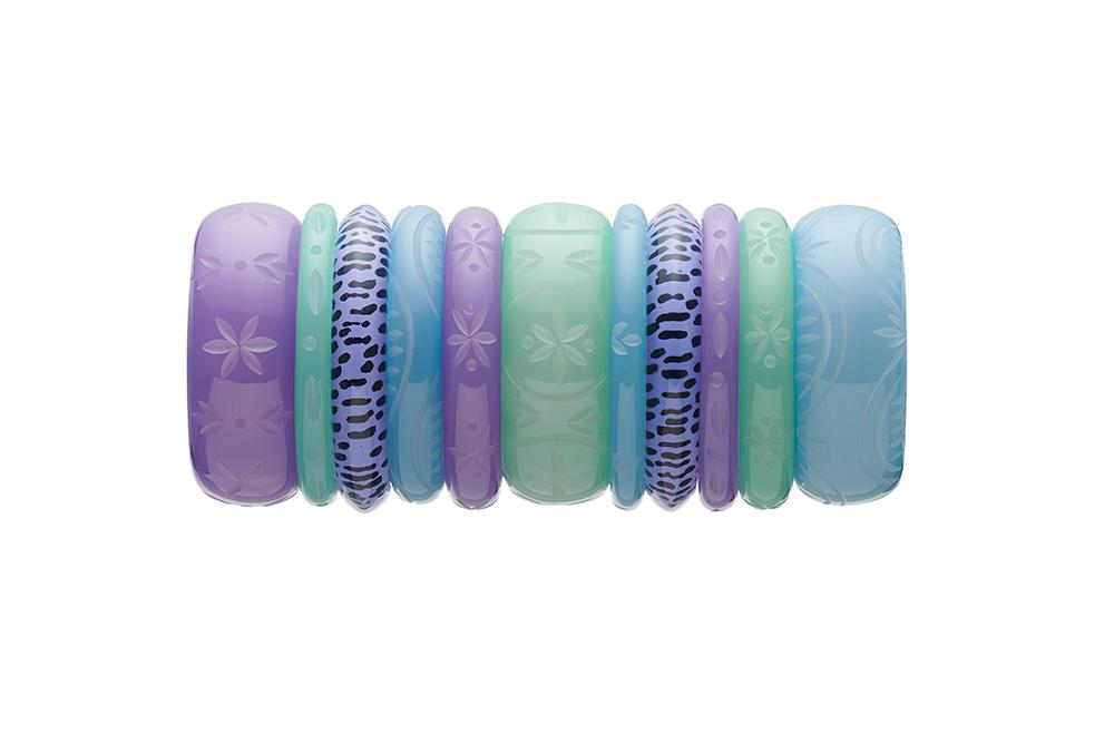 Midi Parma Violet Fakelite Bangle