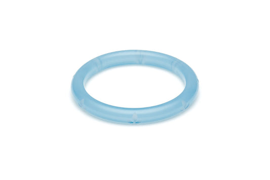 Narrow Frosty Fakelite Bangle