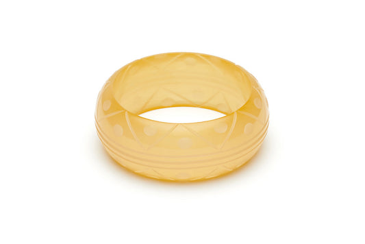 Wide Sherbet Fakelite Bangle
