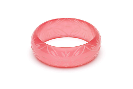 Wide Rose Fakelite Duchess Bangle