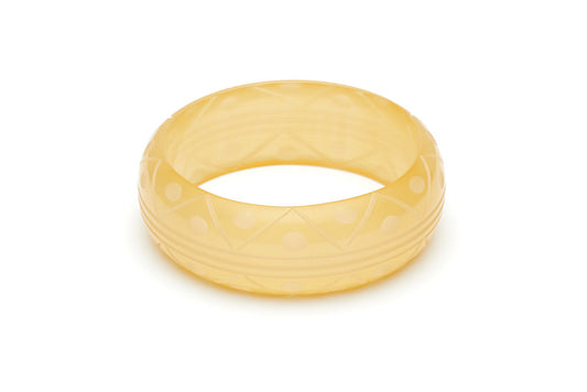 Wide Sherbet Fakelite Duchess Bangle