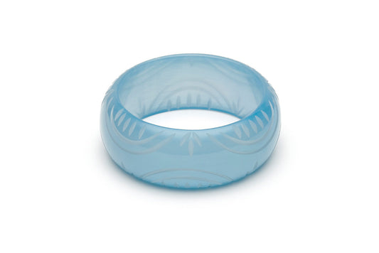 Wide Frosty Fakelite Bangle