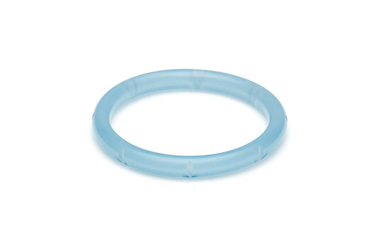 Narrow Frosty Fakelite Duchess Bangle