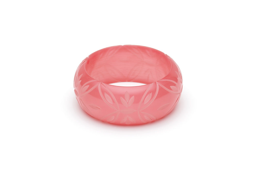 Wide Rose Fakelite Maiden Bangle