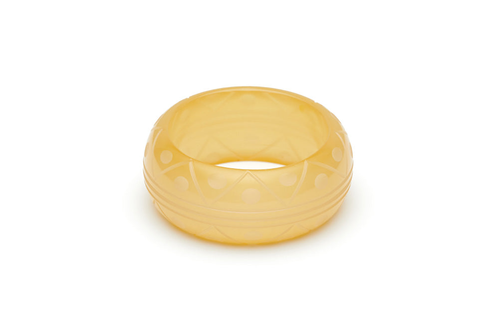 Wide Sherbet Fakelite Maiden Bangle