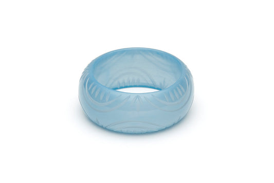 Wide Frosty Fakelite Maiden Bangle