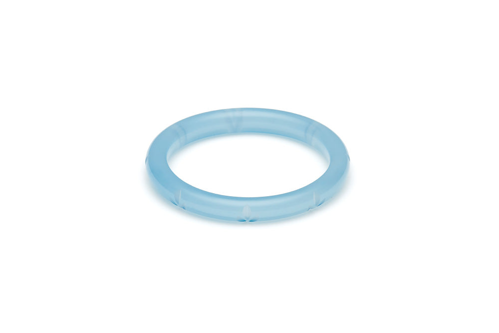 Narrow Frosty Fakelite Maiden Bangle