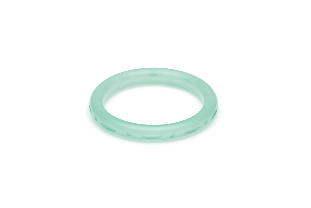 Narrow Mint Sorbet Fakelite Maiden Bangle