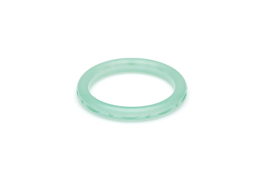 Narrow Mint Sorbet Fakelite Maiden Bangle