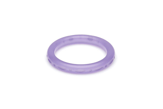 Narrow Parma Violet Fakelite Maiden Bangle