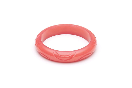 1950s Style Bangle in Tropical Punch Fakelite