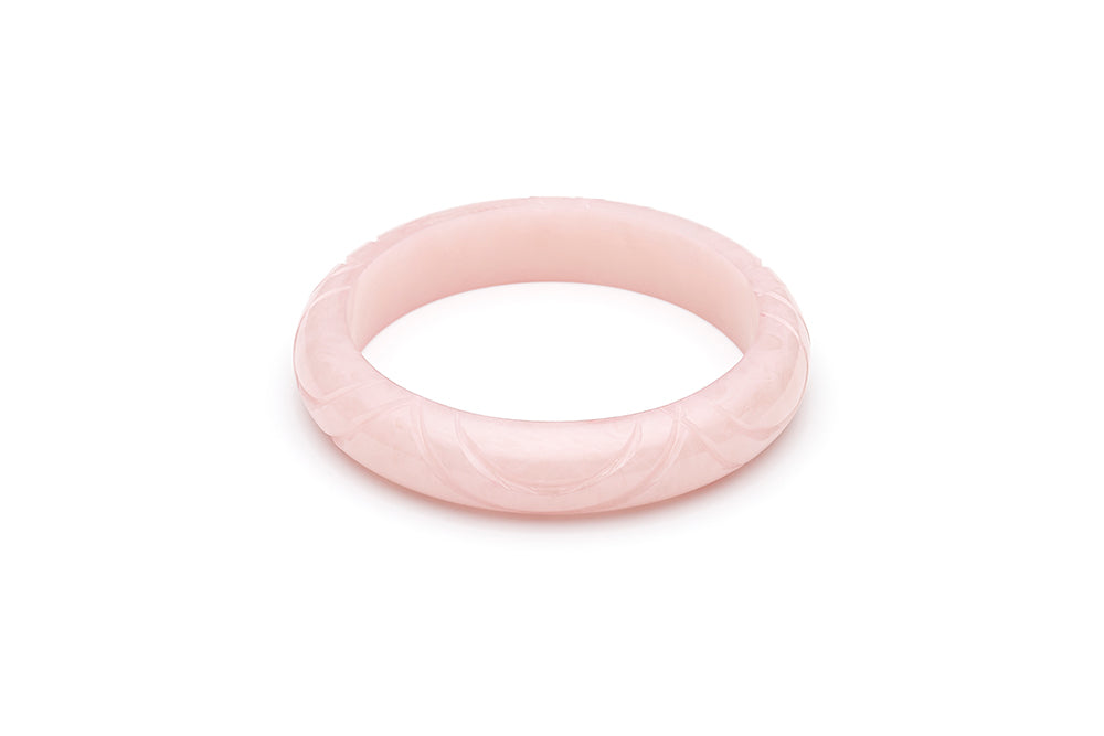 1950s Style Midi Bangle in Pale Peach