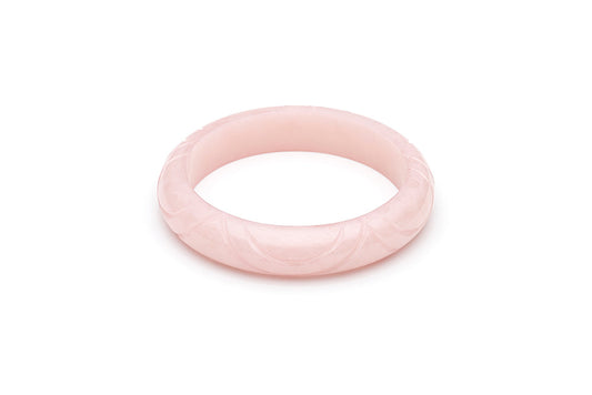 1950s Style Midi Bangle in Pale Peach