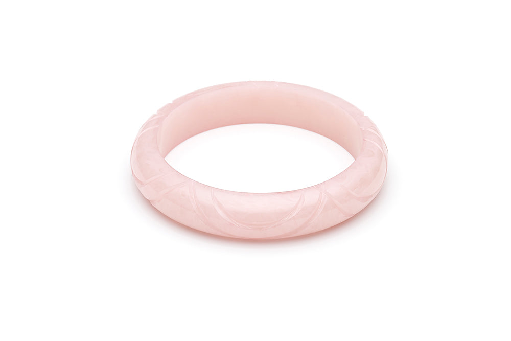 Midi Pale Peach Fakelite Duchess Bangle