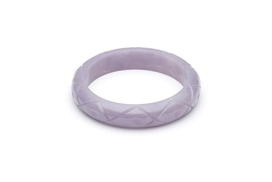 1940s Style Midi Bangle in Lilac Fakelite