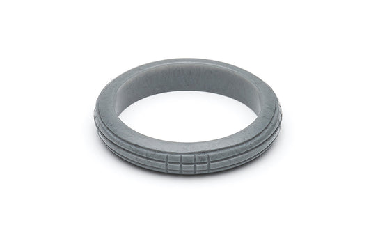 Vintage Style Bangle in Stone Grey Fakelite