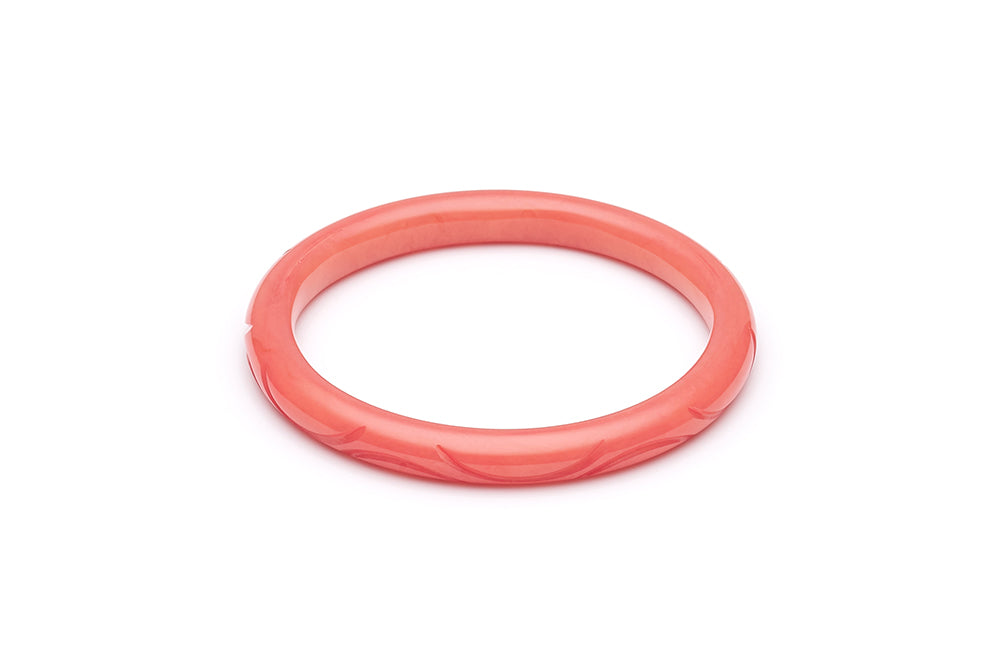 1950s Style Larger Bangle in Tropical Punch Fakelite