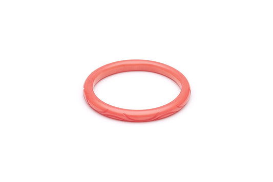 1950s Style Smaller Maiden Bangle in Peach Fakelite