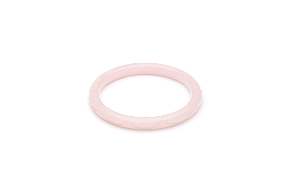 1950s Style Maiden Bangle in Pale Peach