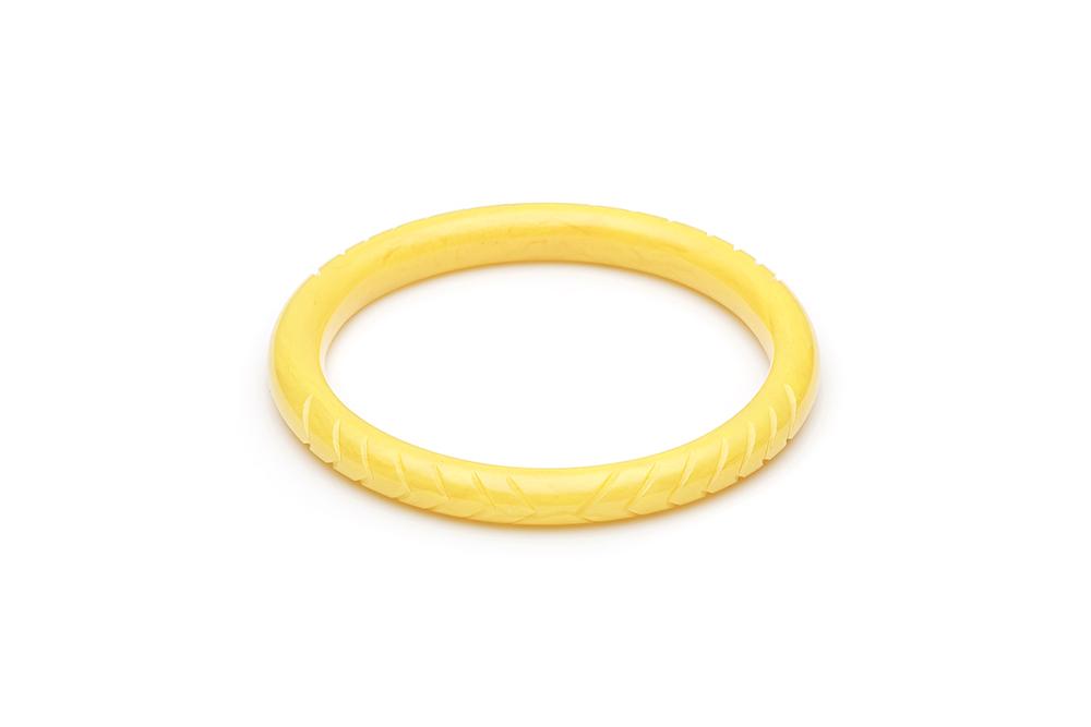 Narrow Lemon Fakelite Duchess Bangle